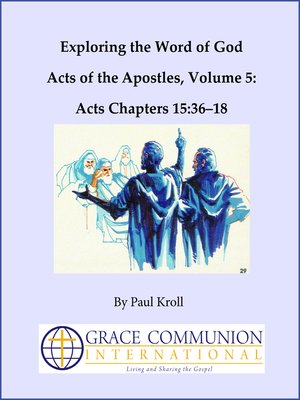 cover image of Exploring the Word of God Acts of the Apostles Volume 5